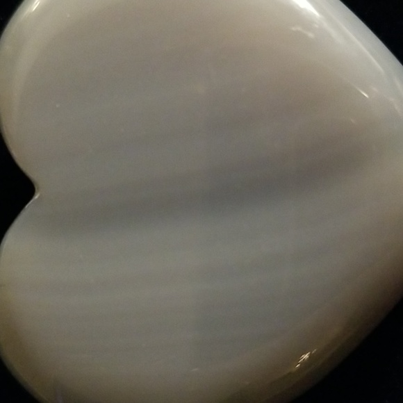 Botswana Agate Heart Palm Stone - Picture 2 of 4